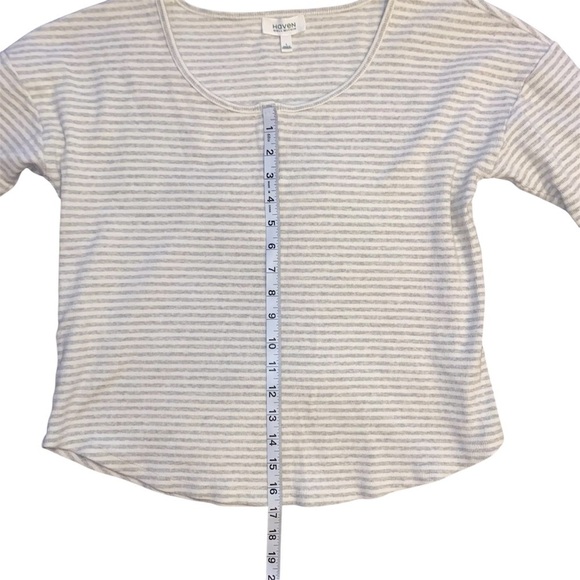 Haven Well Within Striped Long Sleeve Top Size Large - Picture 4 of 8